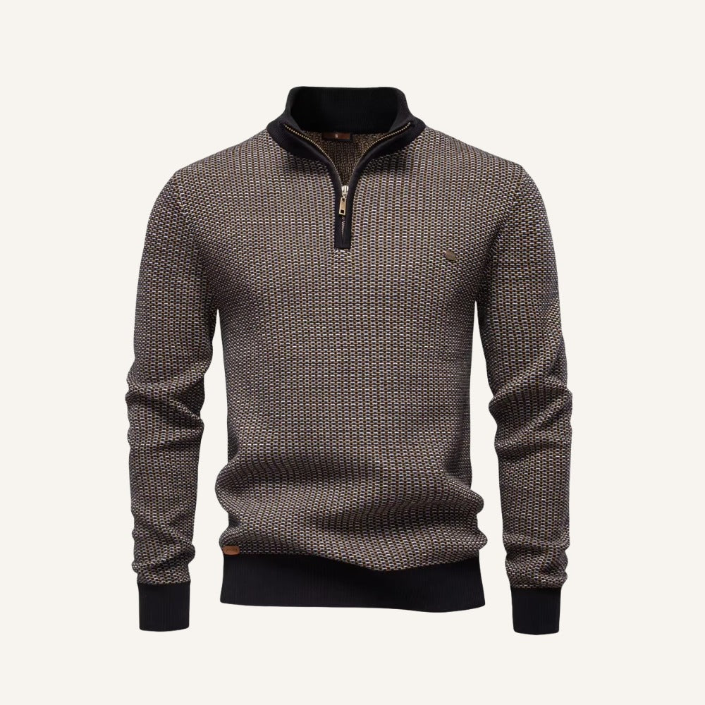 Sweater Hombre de Tricot Medio Cierre Premium Esquel - foto 2
