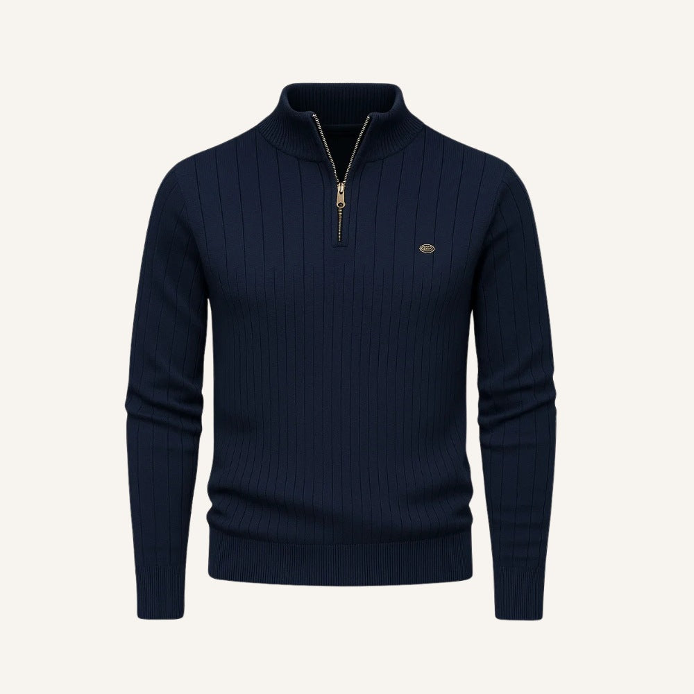 Sweater Hombre Cuello Alto con Cierre Algodón Premium Tilcara - foto 7