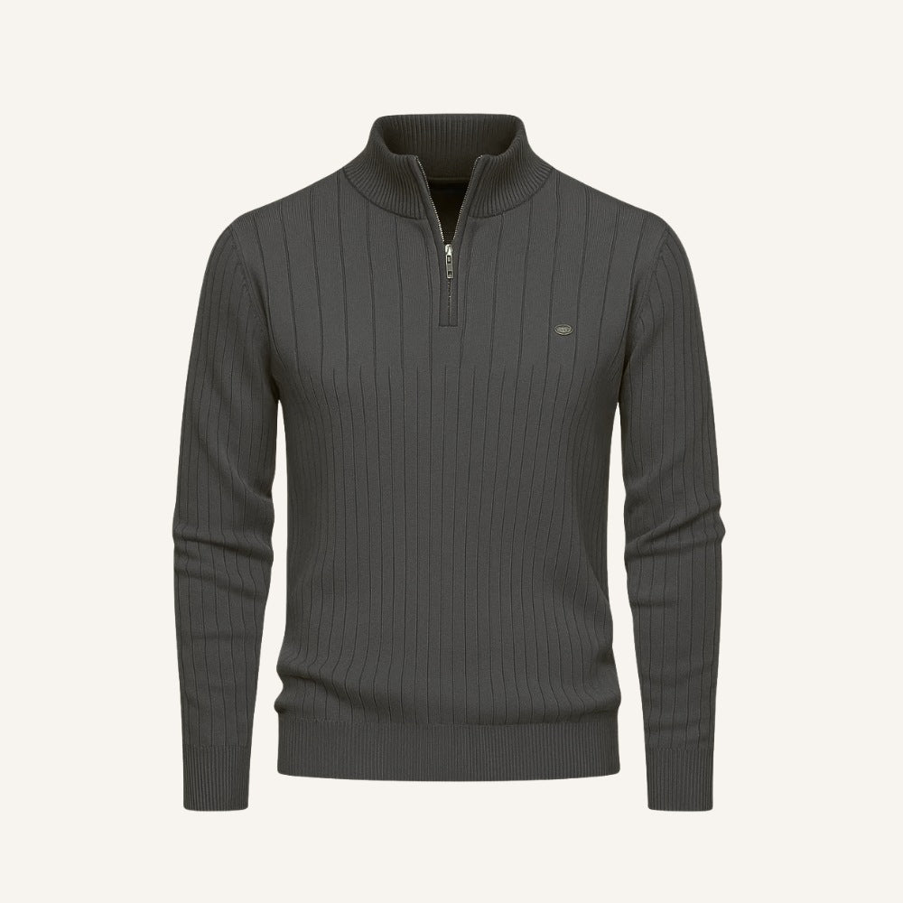 Sweater Hombre Cuello Alto con Cierre Algodón Premium Tilcara - foto 11