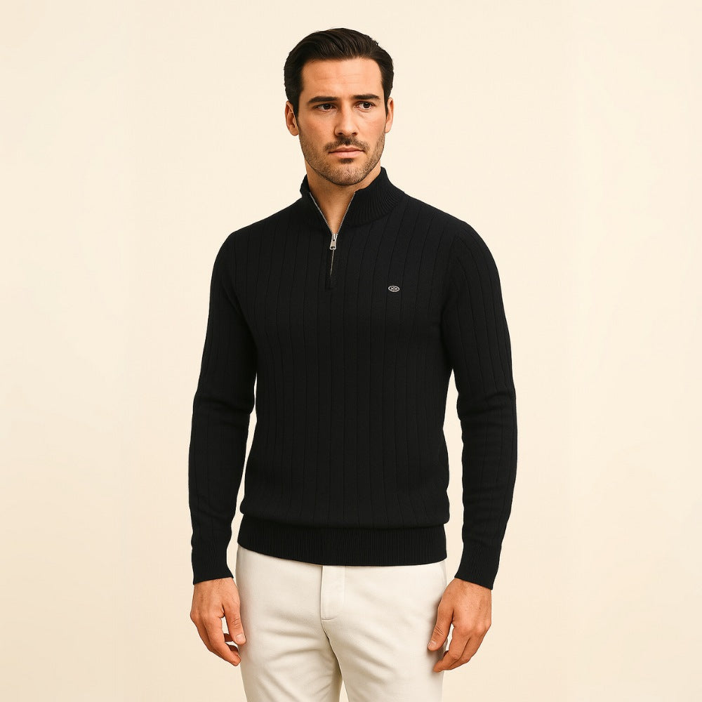 Sweater Hombre Cuello Alto con Cierre Algodón Premium Tilcara - foto 13