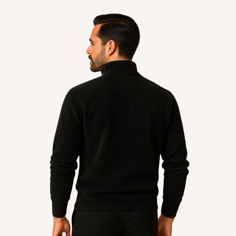 Sweater Hombre Medio Cierre Aterciopelado Casual Traslasierra - foto 10