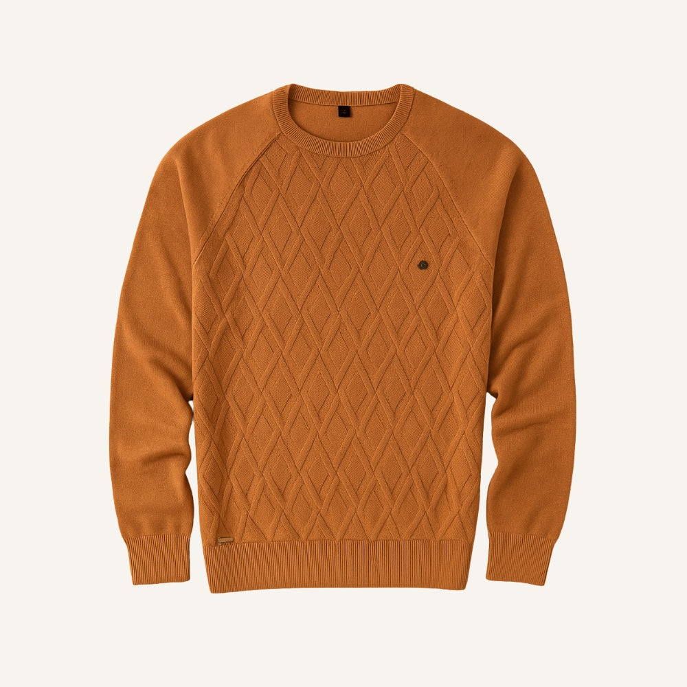 Sweater Hombre Trama Rombos Algodón Premium Humahuaca - foto 12