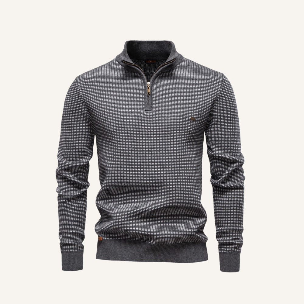 Sweater Hombre de Tricot Medio Cierre Premium Esquel - foto 7