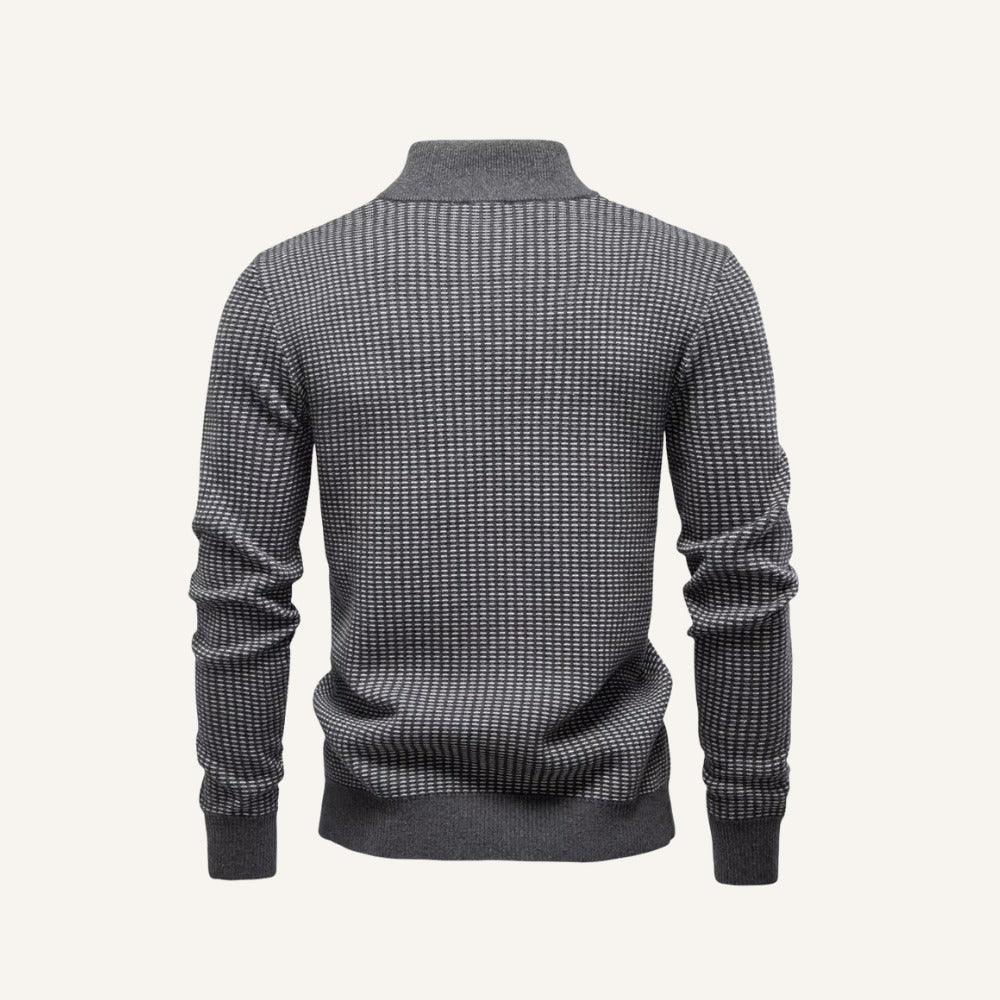 Sweater Hombre de Tricot Medio Cierre Premium Esquel - foto 8