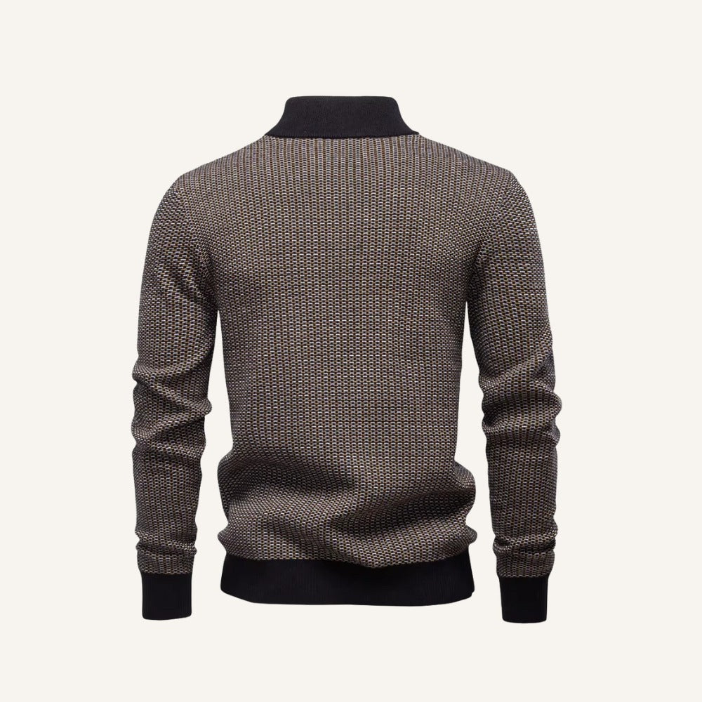 Sweater Hombre de Tricot Medio Cierre Premium Esquel - foto 3