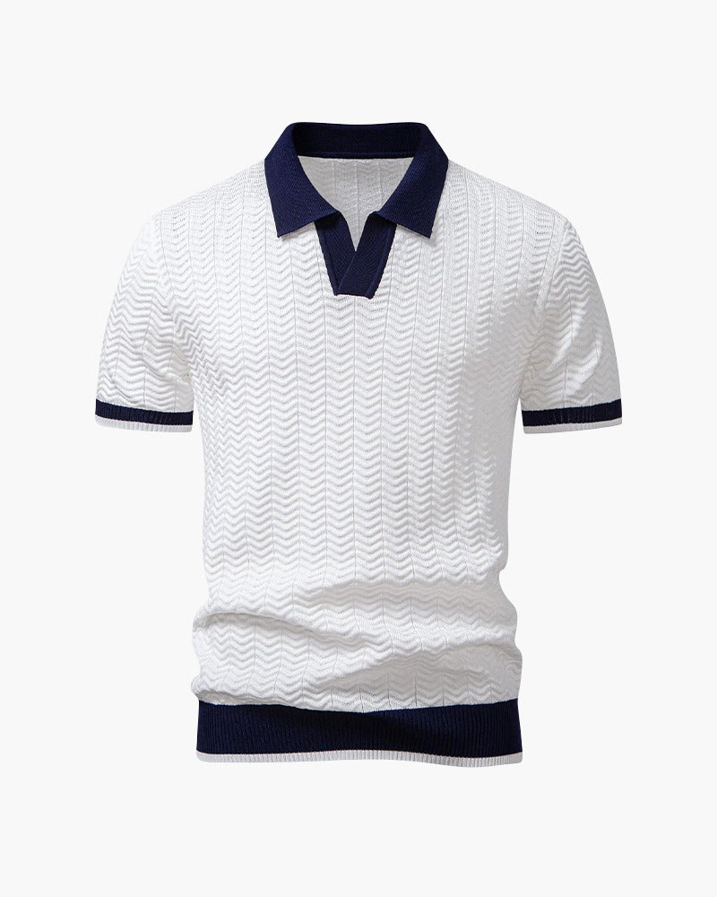 Camisa Polo Hombre 100% Algodón Cuello Camisero Elegante Belgrano - foto 2