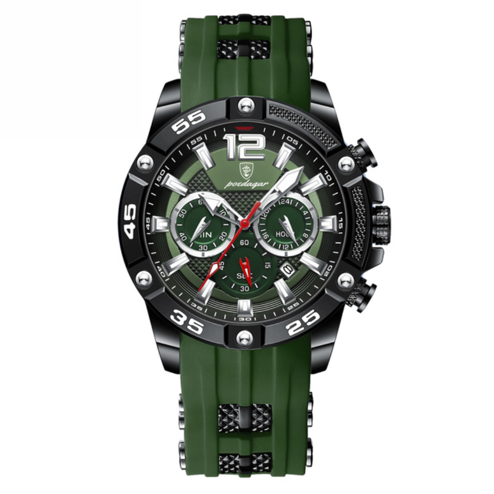 Reloj Hombre Comando Verde / Negro