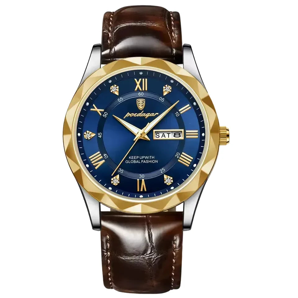 Reloj Hombre Impronta Azul / Plata