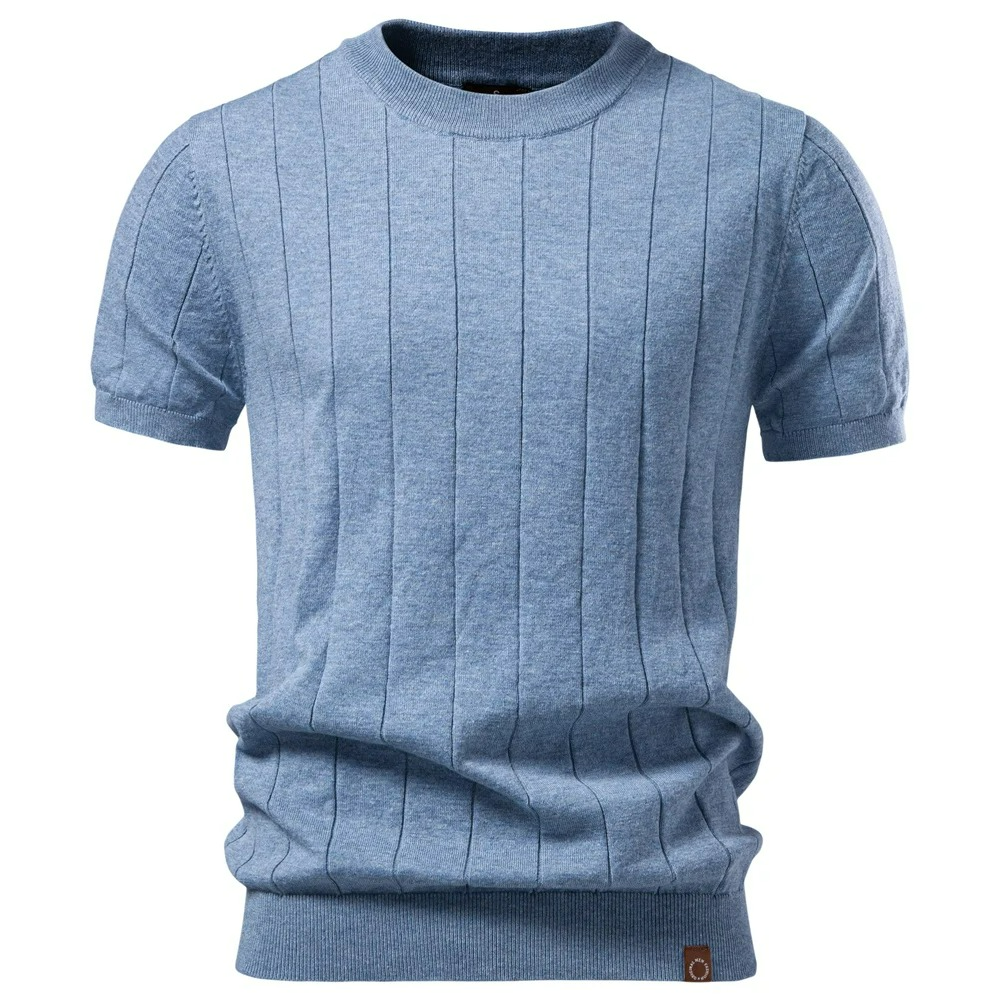 Remera Hombre 100% Algodón Acanalada Cuello Redondo Villa Urquiza - foto 10