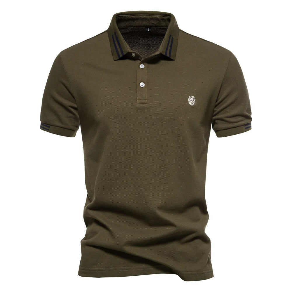 Camisa Polo Hombre 100% Algodón Piqué Casual Rosario - foto 8