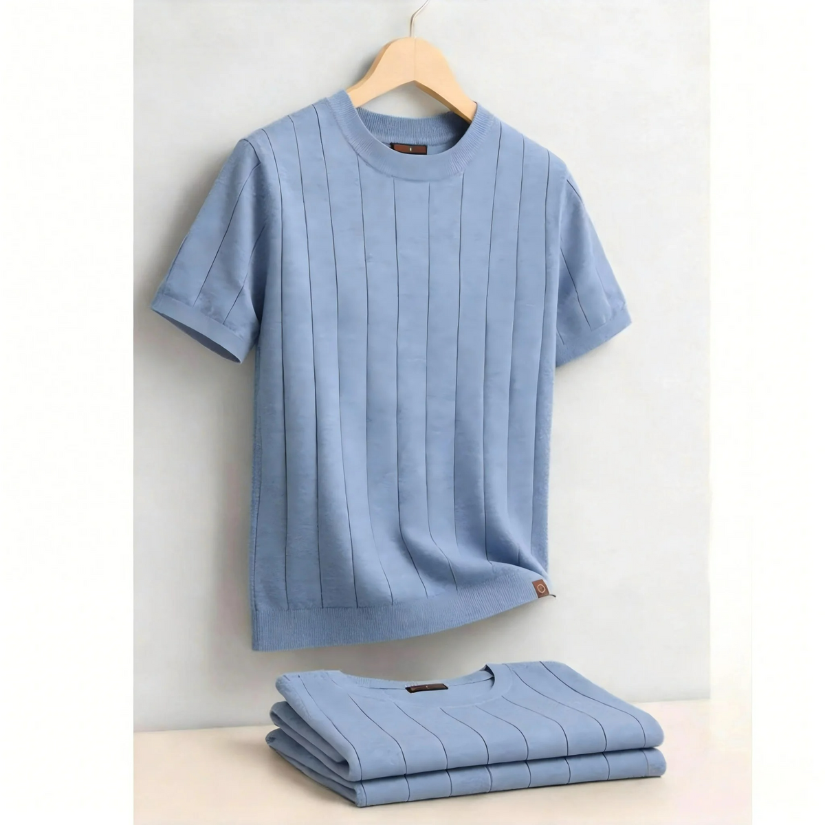 Remera Hombre 100% Algodón Acanalada Cuello Redondo Villa Urquiza - foto 6