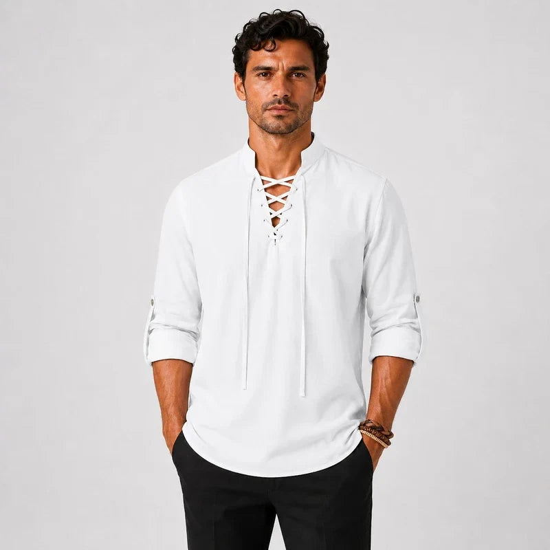 Camisa de Lino Hombre Villa Gesell - foto 5