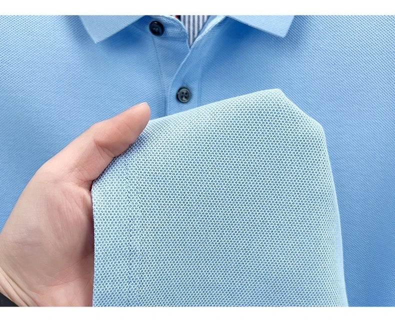 Camisa Polo Hombre 100% Algodón con Bordado Casual Elegante - foto 16