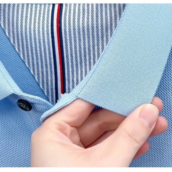 Camisa Polo Hombre 100% Algodón con Bordado Casual Elegante - foto 15