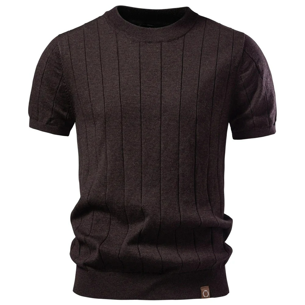 Remera Hombre 100% Algodón Acanalada Cuello Redondo Villa Urquiza - foto 7