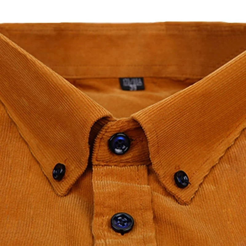 Camisa de Corderoy Hombre 100% Algodón Manga Larga Cremona - foto 3