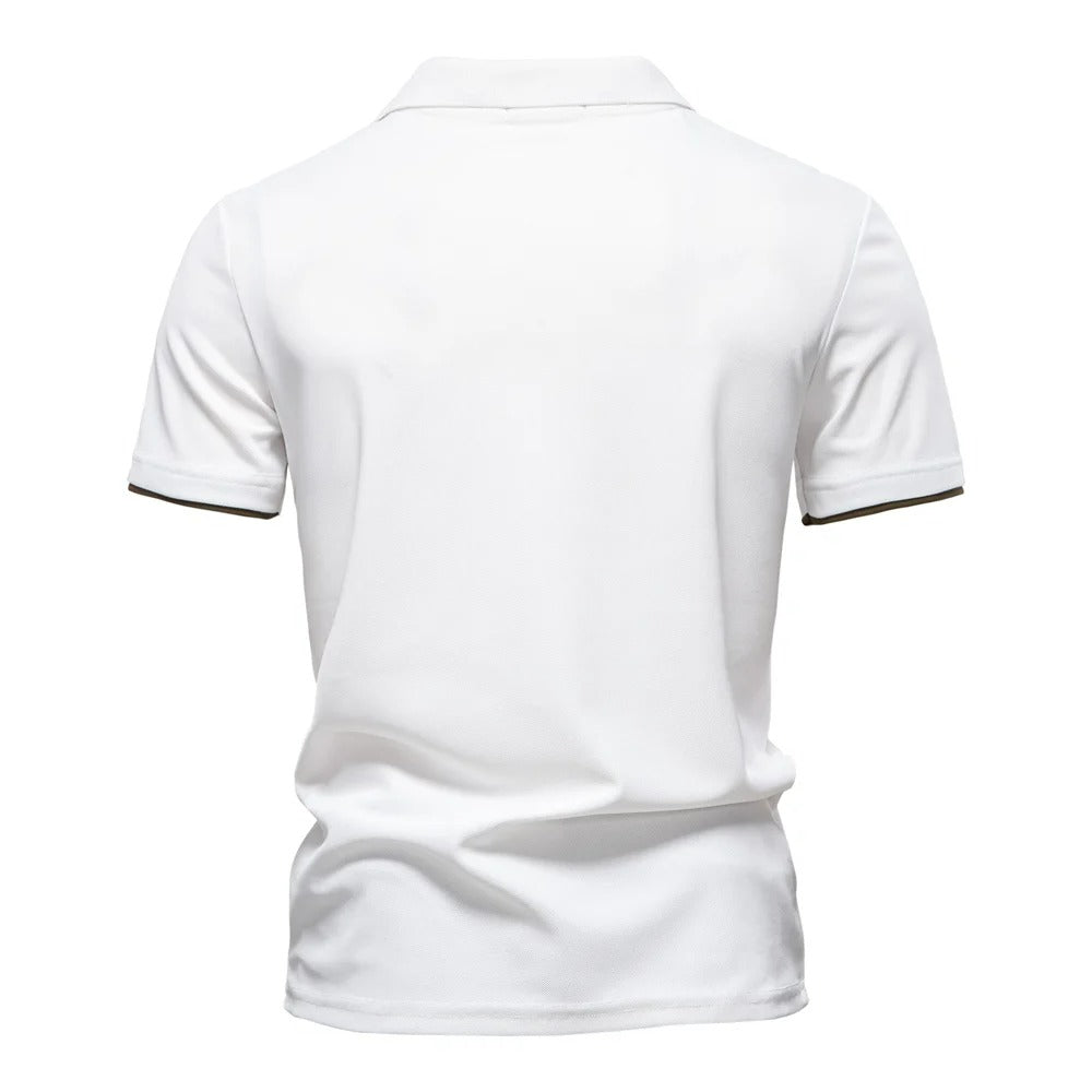 Camisa Polo Hombre a Rayas con Bordado Jirafa Slim Fit Barracas - foto 5