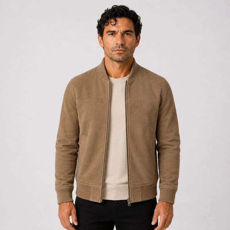 Campera Hombre de Gamuza Old Money Renoir
