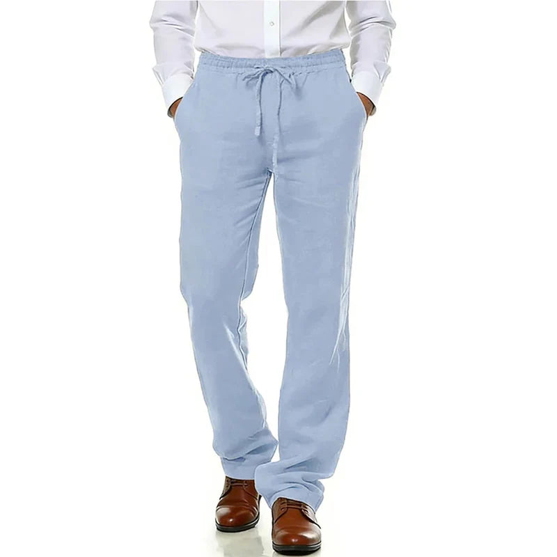 Pantalón de Lino Hombre Casual Positano - foto 8