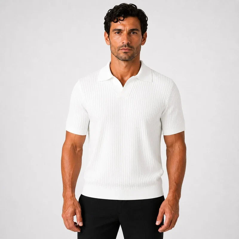Camisa Polo Hombre Slim Fit Acanalada Beccar