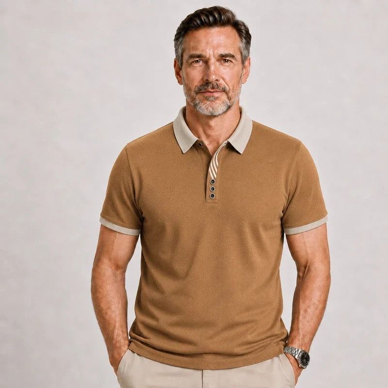 Camisa Polo Hombre Martínez Algodón Casual Versátil Botones - foto 7