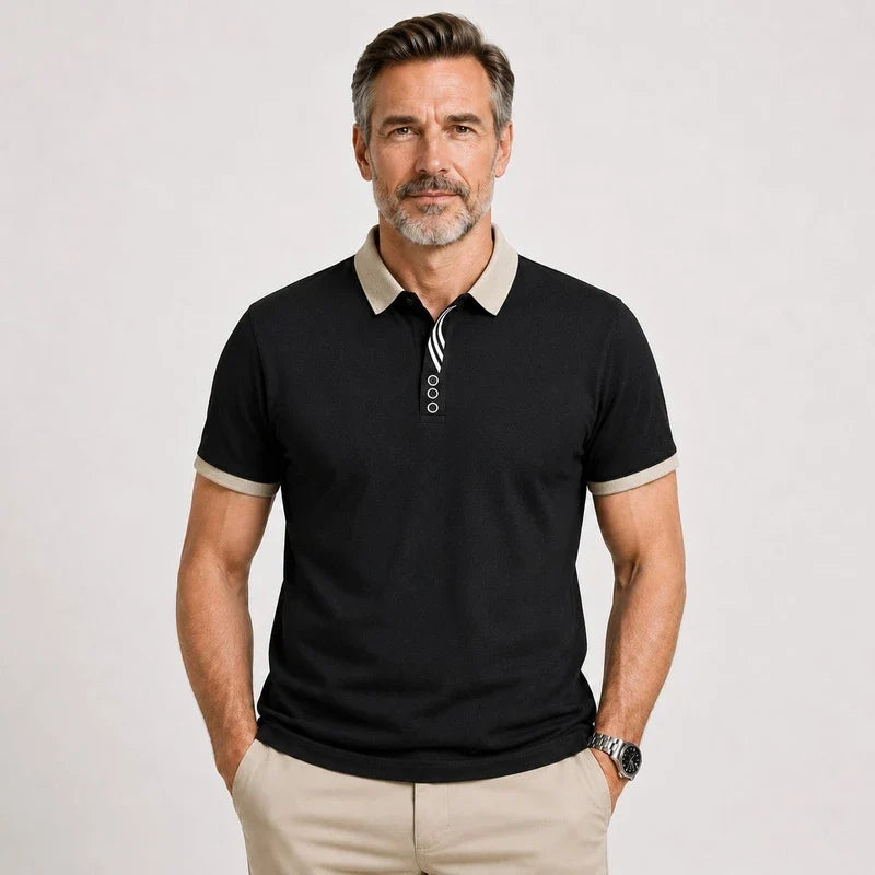 Camisa Polo Hombre Martínez Algodón Casual Versátil Botones - foto 3