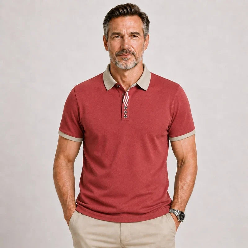 Camisa Polo Hombre Martínez Algodón Casual Versátil Botones - foto 6