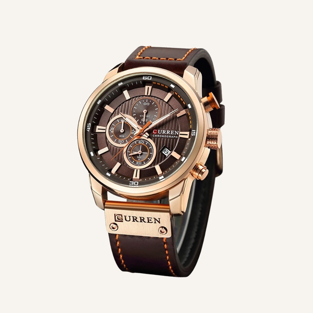 Reloj de Cuero Hombre Dominus - Cronógrafo