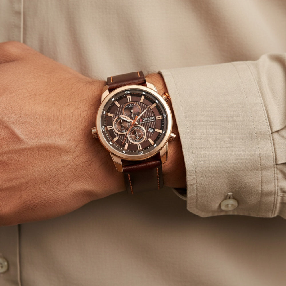 Reloj de Cuero Hombre Dominus - Cronógrafo - foto 3