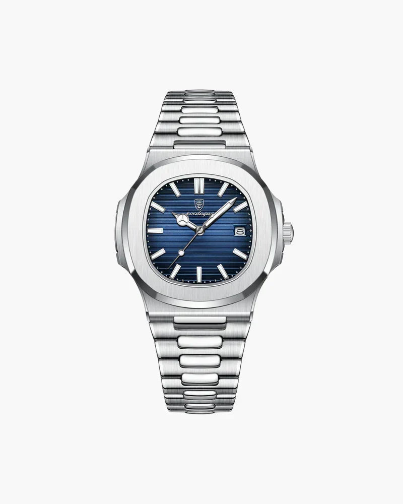 Reloj Hombre Clásico Acero Inoxidable Cuarzo Sumergible Ginebra - foto 2