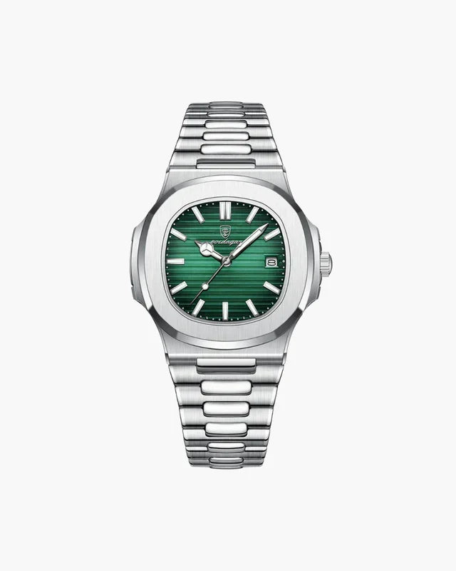 Reloj Hombre Clásico Acero Inoxidable Cuarzo Sumergible Ginebra - foto 3