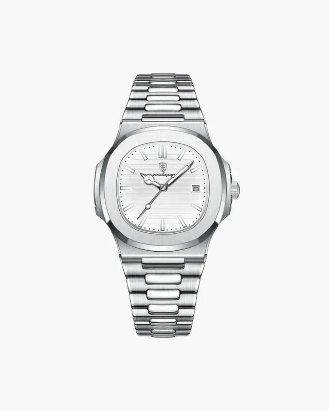 Reloj Hombre Clásico Acero Inoxidable Cuarzo Sumergible Ginebra - foto 5
