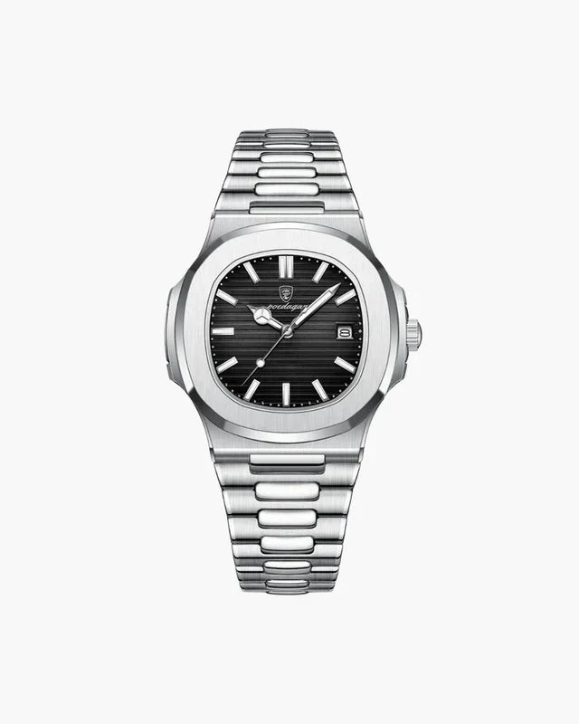 Reloj Hombre Clásico Acero Inoxidable Cuarzo Sumergible Ginebra - foto 4