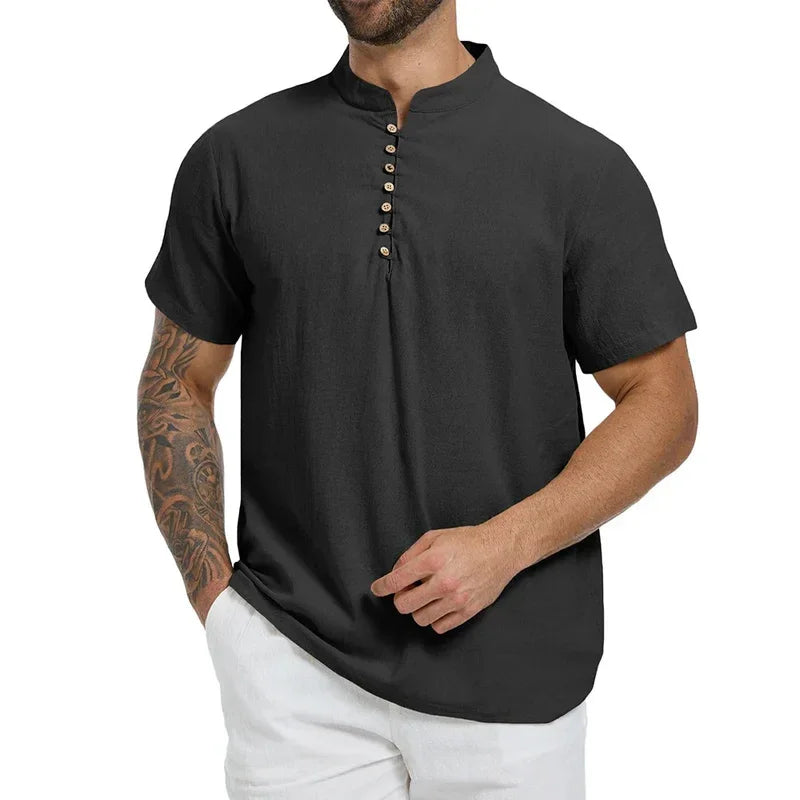 Camisa de Lino Hombre Chapadmalal - foto 6