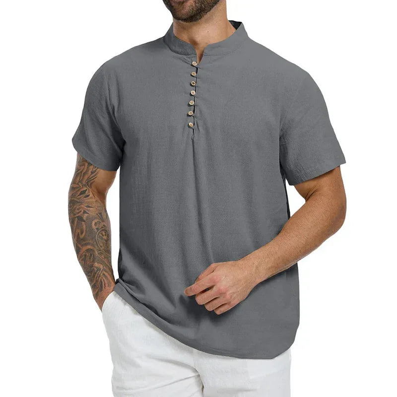 Camisa de Lino Hombre Chapadmalal - foto 7