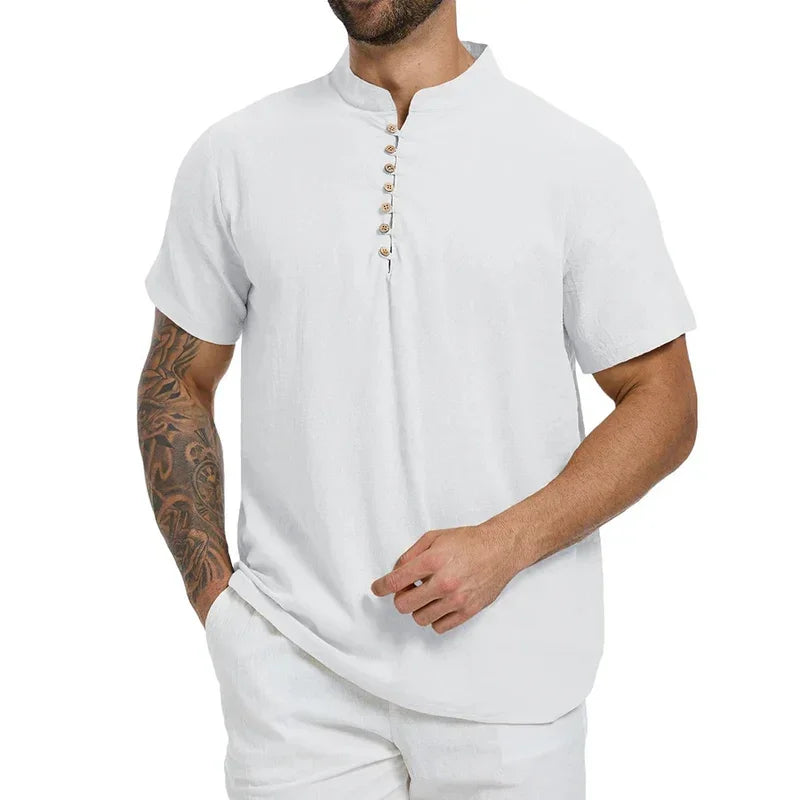 Camisa de Lino Hombre Chapadmalal - foto 4